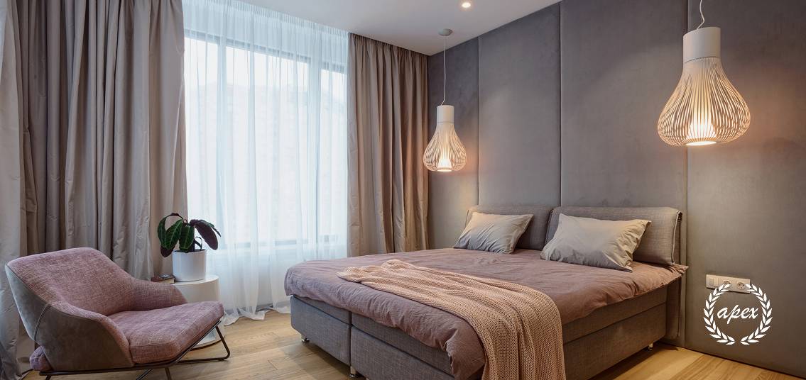 Layer Bedroom Curtains