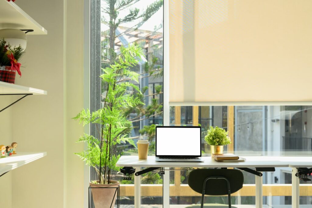 Roller Blinds For A Home Office